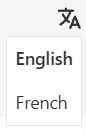 Language toggle