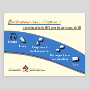 Couverture Évaluation dans l'action : trousse inspirée du CECR pour les professeurs de FLS