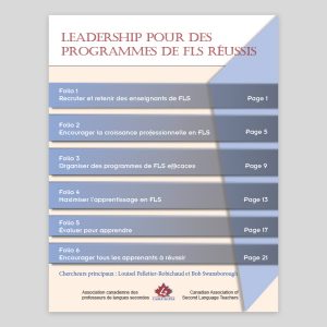 Couverture Leadership pour des programmes FLS réussis