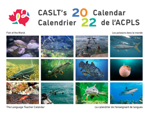 Cover CASLT’s 2022 Language Teacher Calendar
