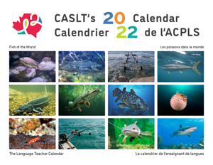 Couverture Calendrier 2022 de l’enseignant de langues de l’ACPLS