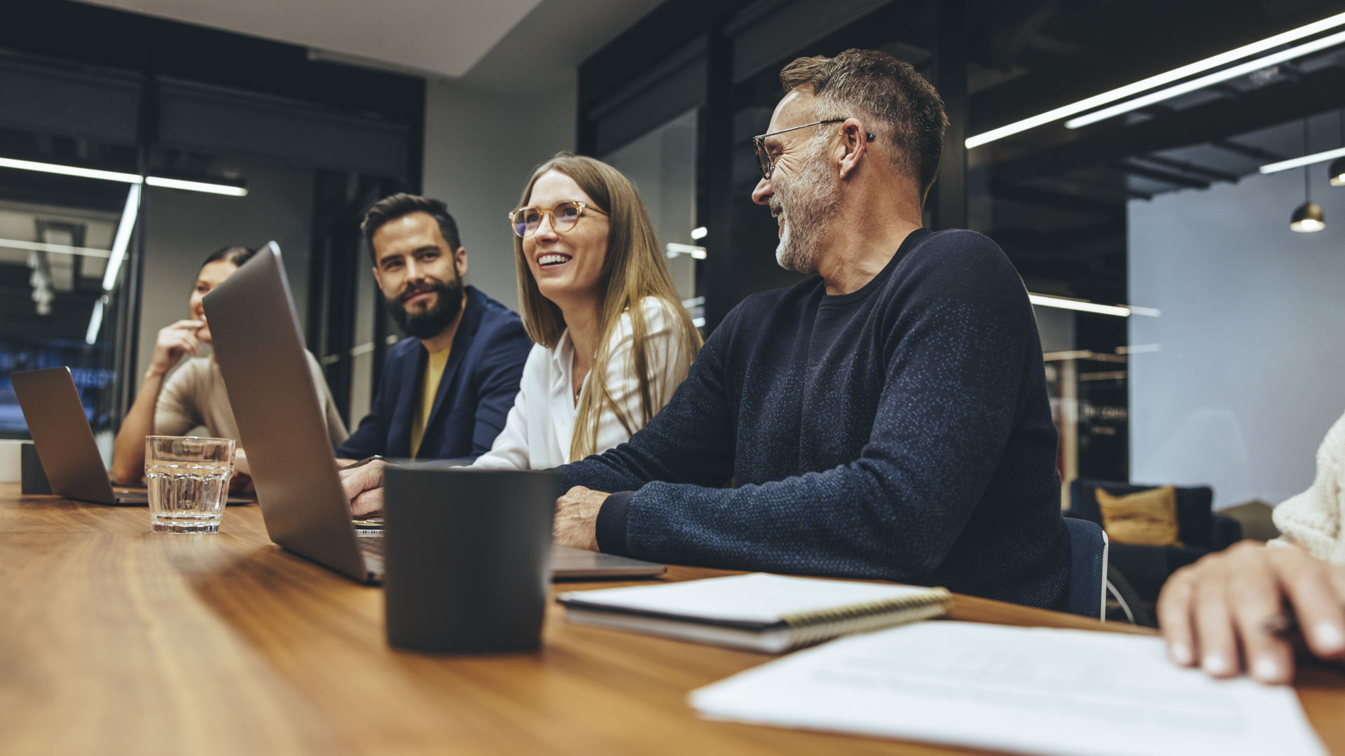 Group of people having a meeting