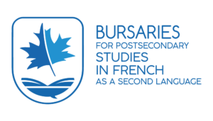Bursaries for Postsecondary Studies in French as a Second Language Program logo