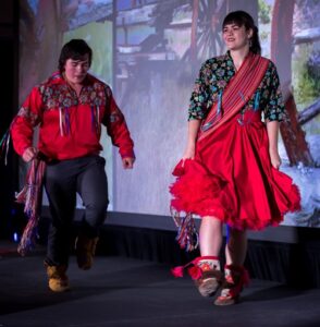 Dancers perform the Métis Jig