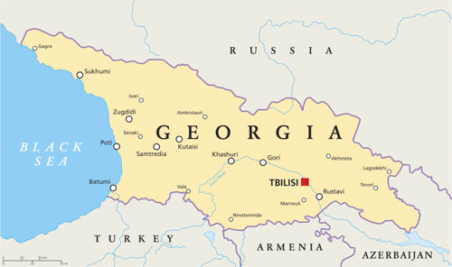 Goergia Map