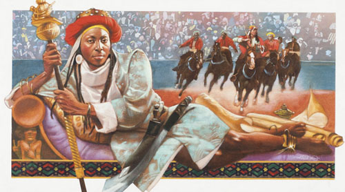 depiction of Queen Amina
