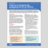 Cover, Résumé de recherche – Projet sur la formation des enseignants de FLS de l’ACPLS : Faits saillants, lacunes, recommandations et prochaines étapes