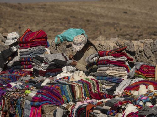 brightly woven textiles