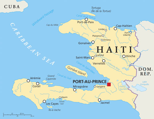 Map of Haiti